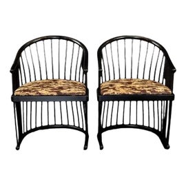 Example of Jack Lenor Larsen Side Chairs