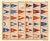 Original lithograph featuring American yachting club flags from a 1940s guide to yachts and their owners. The flags, also...