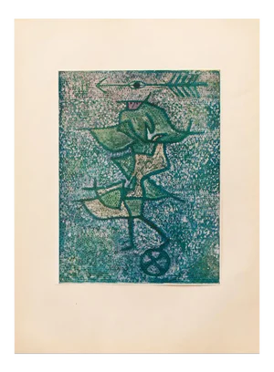 1955 After Paul Klee "Diana", First Edition Lithograph