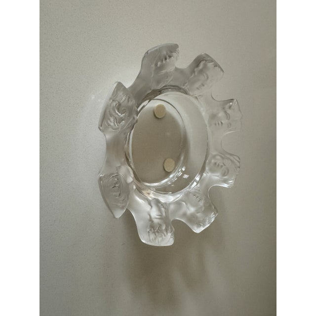 1990s 1990s Lalique French Art Deco Crystal Trinket Tray For Sale - Image 5 of 6