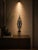 This large Danish brutalist wall candleholder was produced by Dantoft in Denmark during the 1960s, a period marked by...