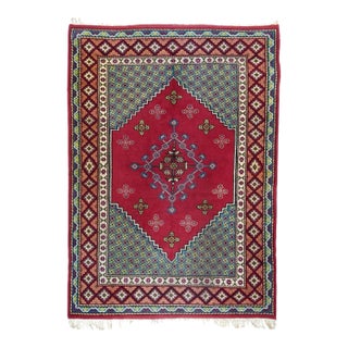 Vintage Moroccan Rug 6'5'' x 8'10'' For Sale