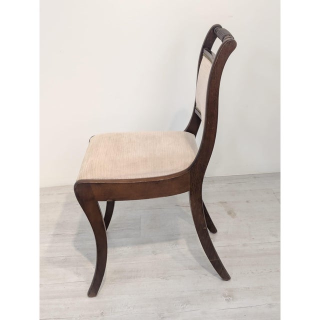 Wood Empire Style Chair, 1975 For Sale - Image 7 of 16