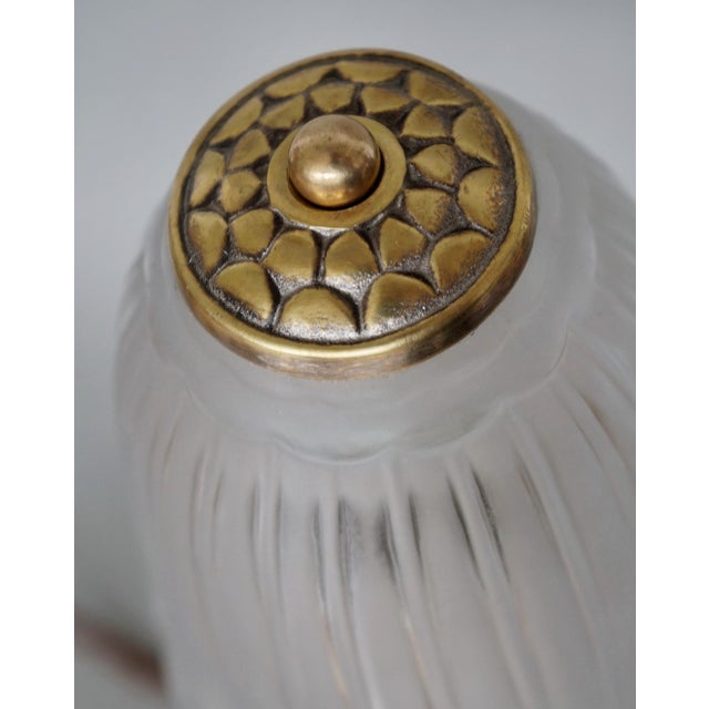 French Art Deco Table Lamp by Leon Richard & Muller Freres 1920s France For Sale - Image 6 of 10