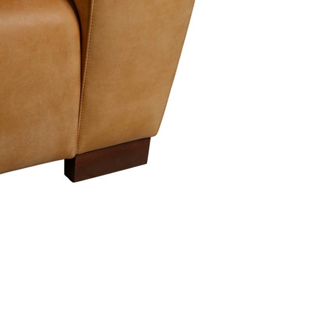 Cognac Leather 3-Seater Sofa from Machalke For Sale - Image 5 of 13