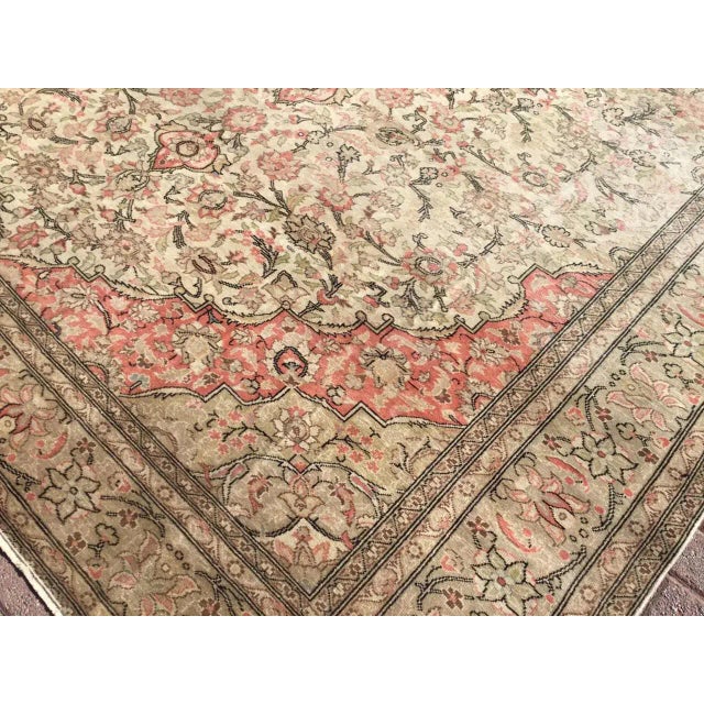 Oversized Antique Oushak Rug - 100" X 154" For Sale In Raleigh - Image 6 of 11
