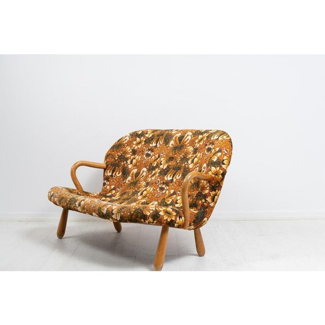 Wood Scandinavian Modern Muslinge or Clam Sofa, Sweden For Sale - Image 7 of 11