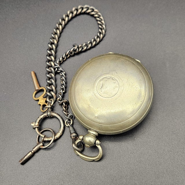 Antique Pocket Watch by K. Serkisoff, 1890s For Sale - Image 3 of 6