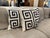 Design Plus Gallery presents a Set of Three Greek Key Throw Pillows by Barclay Butera for Eastern Accents. Looks like...