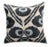 Contemporary Silk Velvet Ikat Pillow Cover Bohemian Pillow For Sale - Image 9 of 9
