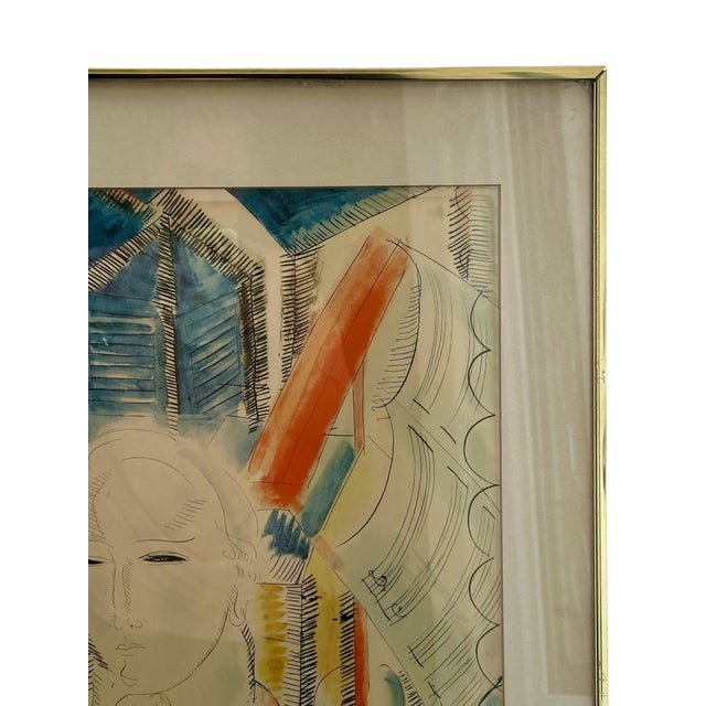 After Raoul Dufy “Homage to Mozart” XL Lithograph For Sale - Image 9 of 14