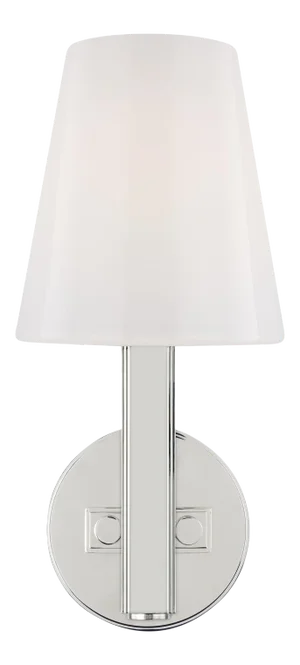 Thomas O'Brien by Visual Comfort Studio Logan Sconce, Silver