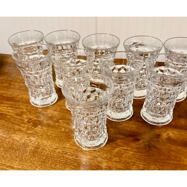 Fostoria 1930's American Flared Glass Set - 10pcs For Sale - Image 11 of 12