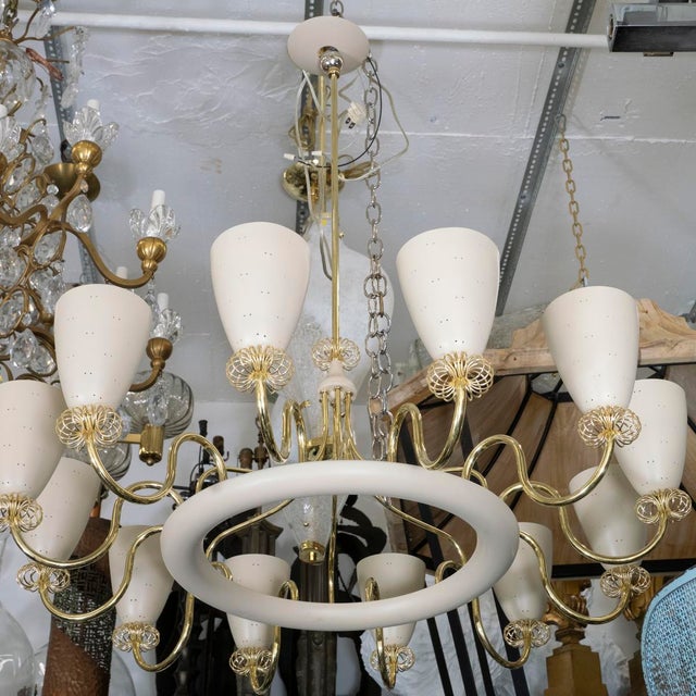 Mid-Century Modern Rare "Ballerina" Chandelier by Paavo Tynell for Lightolier For Sale - Image 3 of 9