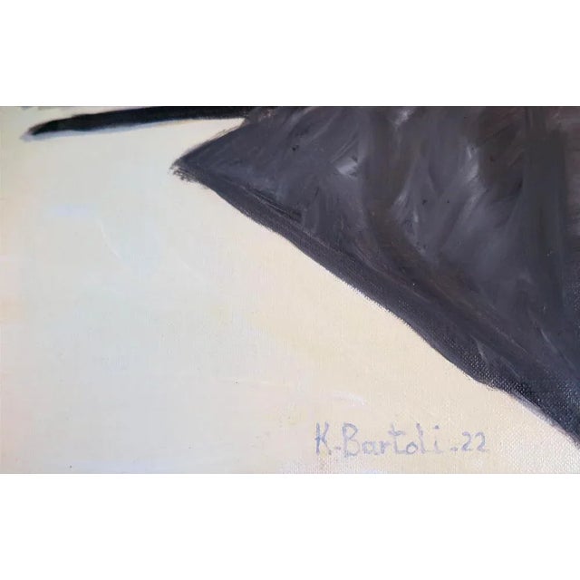 Contemporary Karine Bartoli, Lanzarote Famara 02, 2022, Oil on Canvas For Sale - Image 3 of 6