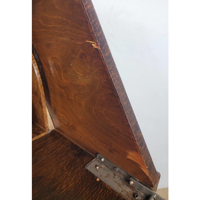 Vintage Oak Desk, 1960s For Sale - Image 18 of 18