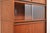 Mid-Century Modern Vintage Modular Mahogany Cabinet with Display Case, 1960s For Sale - Image 3 of 10
