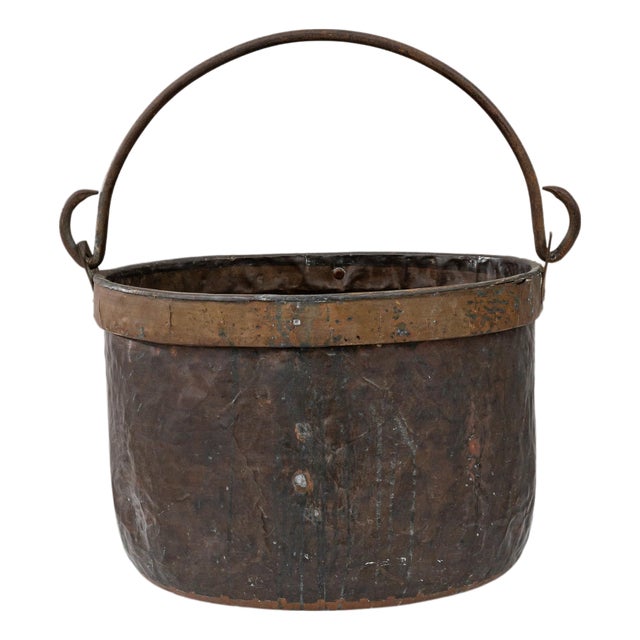 Early 19th Century French Copper Bucket For Sale