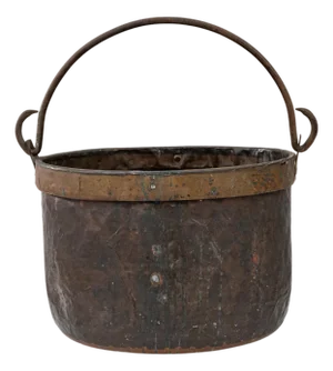 Early 19th Century French Copper Bucket