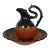 Kenneth George Signed Sanford Nc Pottery Dragon Pitcher & Basin Set For Sale