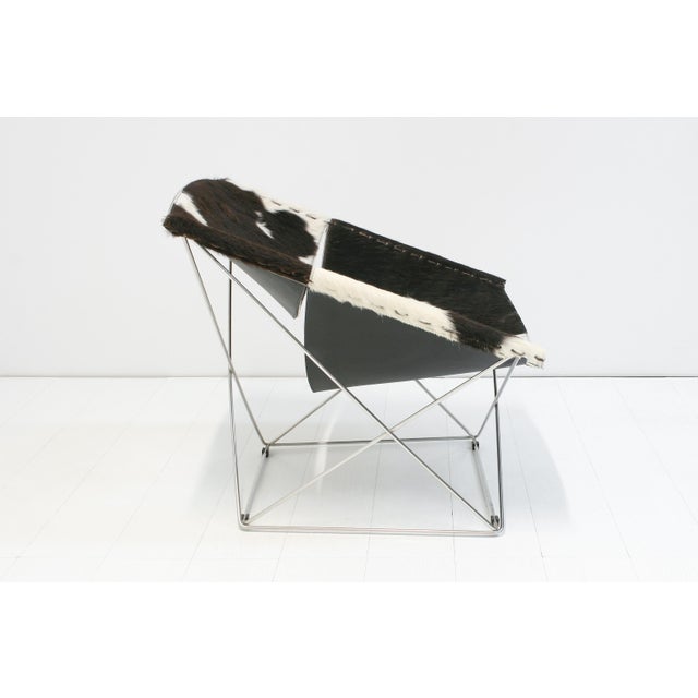 F675 Butterfly Chair in Cowhide by Pierre Paulin for Artifort For Sale - Image 9 of 13