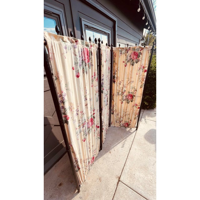 English English Folding Screen 1890 For Sale - Image 3 of 4