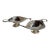 Set of Two Damar 925 Silver Flower-Form Bowls. Turkey, Early 20th Century For Sale