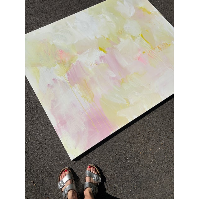 Paint Sarah Trundle, Contemporary Abstract Painting, "Greetings From Virginia" For Sale - Image 7 of 8