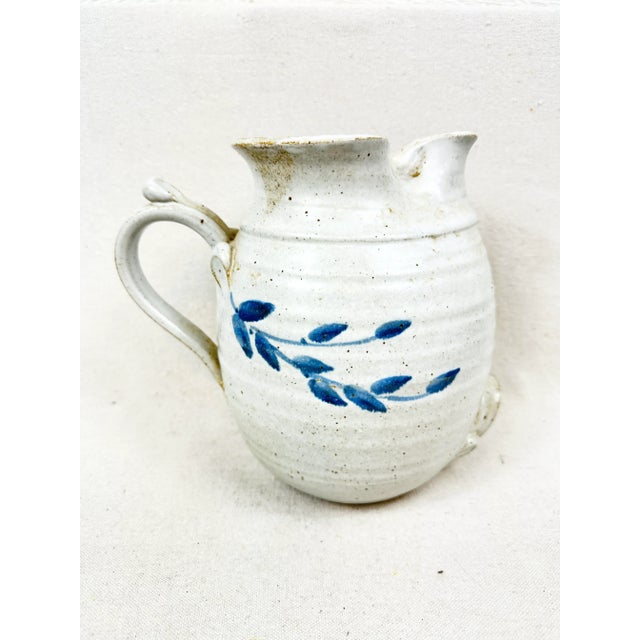 Lovely vintage handmade pitcher. Signed and dated on the bottom. Perfect to use as a pitcher, vase, or to hold kitchen...