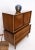 Mid-Century Modern Diamond Front Walnut 8 Drawers High Chest Dresser Cabinet For Sale - Image 9 of 13
