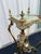 Art Nouveau Onyx and Brass Planter Stand With Polished Finials For Sale - Image 10 of 12