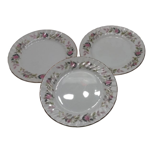 1960s Creative Fine China 2345 Japan Regency Rose Saucers Set of 3 Chairish