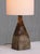Brown Textured Stoneware Table Lamp by Stig Lindberg for Studiohanden Gustavsberg, 1950s For Sale - Image 8 of 11