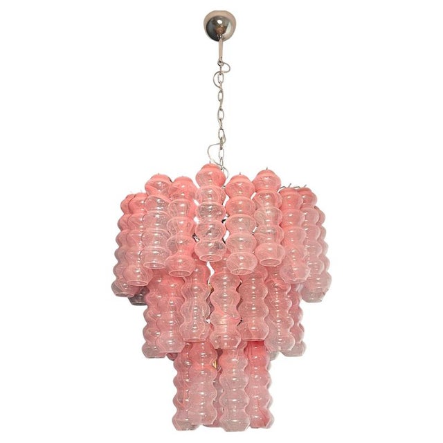 Italian Chandelier in Murano Glass, 1980s For Sale - Image 4 of 12