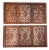 Boho Chic Vintage Hand-Carved Wood Jali Wall Hanging Latticework Plaques. India For Sale - Image 3 of 4