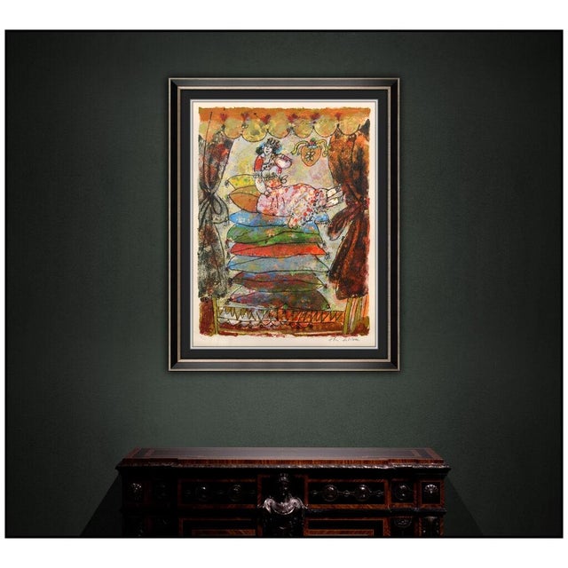 Message us to inquire about custom framing options! (Included for free with every purchase) The artwork here, "La...