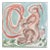 Vintage Hand Painted Italian Decorative Tile For Sale