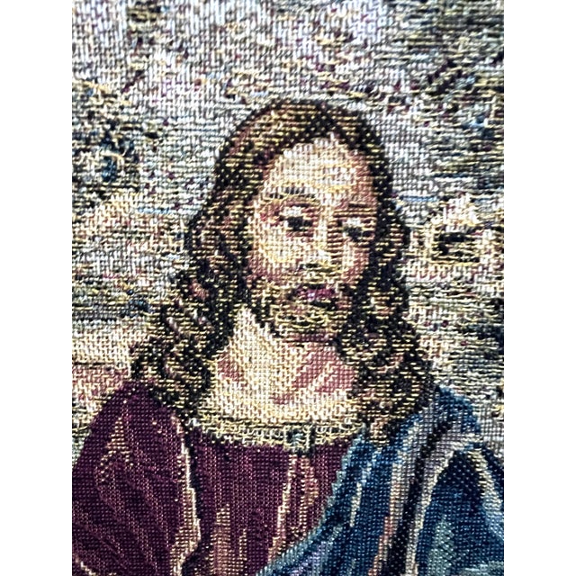 Framed Jacquard Tapestry, Belgium, 1990s For Sale - Image 4 of 11