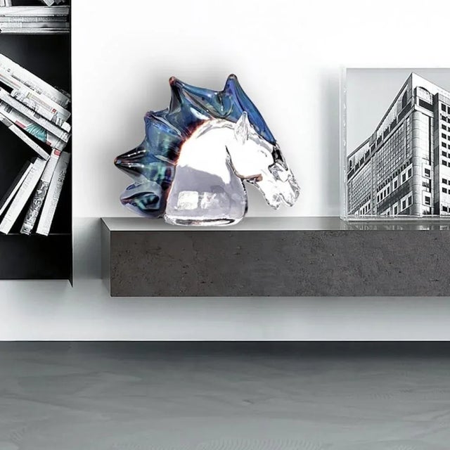 Horse Sculpture in Murano Glass from YourMurano For Sale - Image 6 of 8