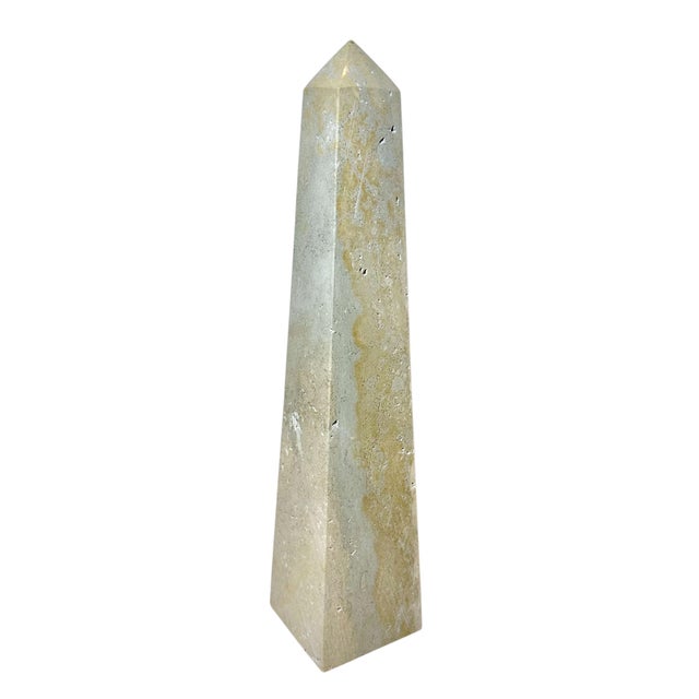 Mid Century Marble Obelisk For Sale - Image 4 of 8