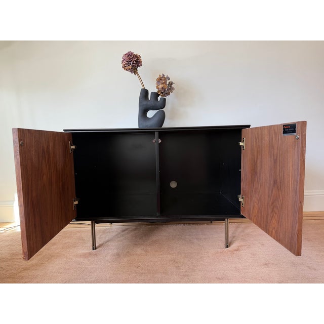 Offered is a striking media console from the now-defunct Brooklyn-based design house, Organic Modernism. This piece is a...