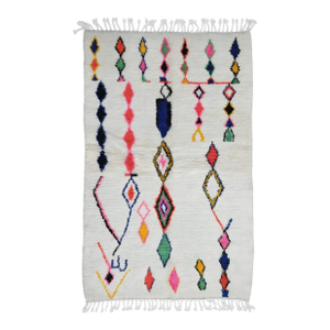 Handmade Moroccan Azilal Rug - 8 X 4.9 Ft