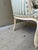 Vintage French Louis XV Style Striped Silk Bergère Chair With Matching Pillow For Sale - Image 14 of 16