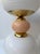 Contemporary Brass and Murano Glass Textured Bulb Lamps - Pair For Sale - Image 4 of 12