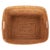 Artifacts Saboga Home Family Basket with Cutout Handle in Honey Brown For Sale - Image 9 of 13