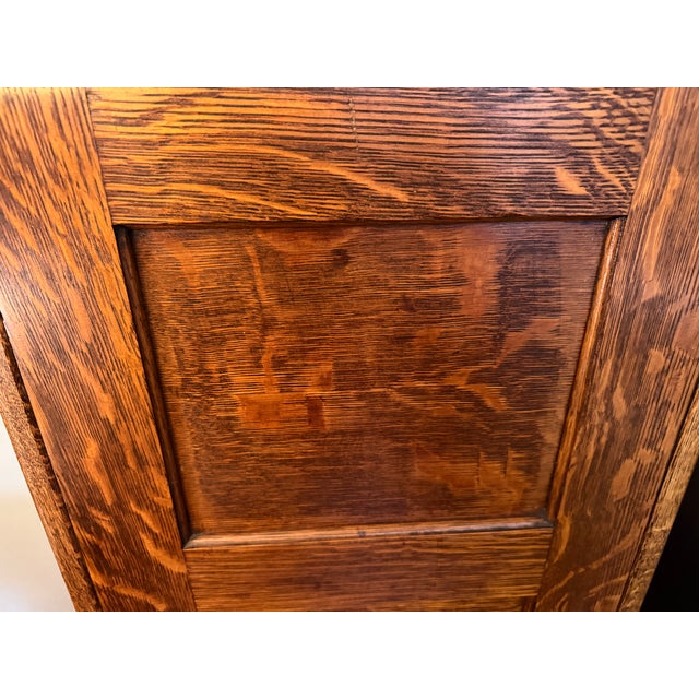 1920s Tiger Oak 4 Drawer File Cabinet (Library Bureau Sole Manufacturer) For Sale - Image 11 of 11