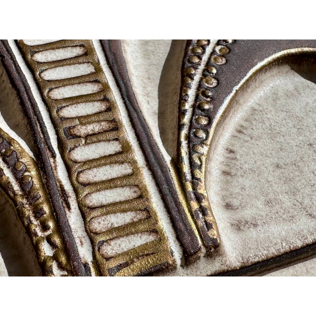 Ceramic Ceramic Wall Reliefs by Ceramano, Germany, 1970s, Set of 2 For Sale - Image 7 of 15