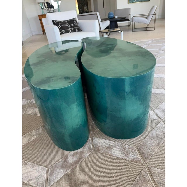 Julian Chichester Bali Coffee Table Pair For Sale - Image 9 of 11