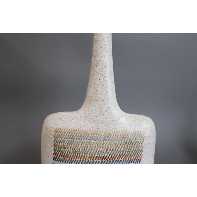 Vintage Italian Ceramic Decorative Bottle by Bruno Gambone, 1990s For Sale - Image 11 of 18