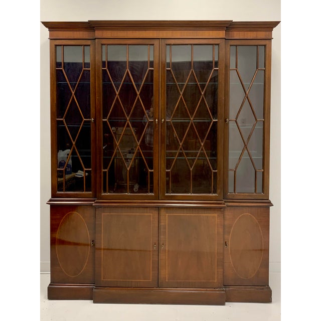 Baker Furniture Historic Charleston Inlaid China Cabinet ...